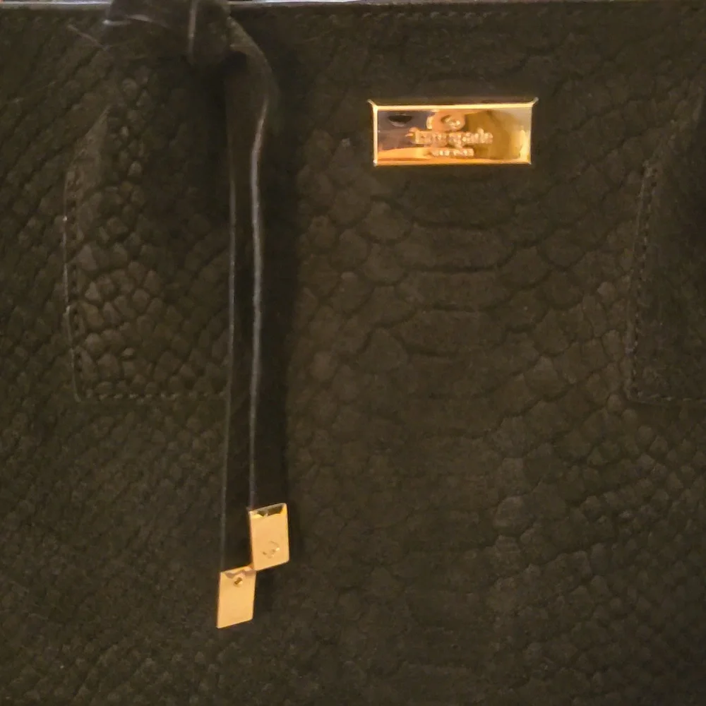 Kate Spade Textured Black Satchel - Picture 2 of 8